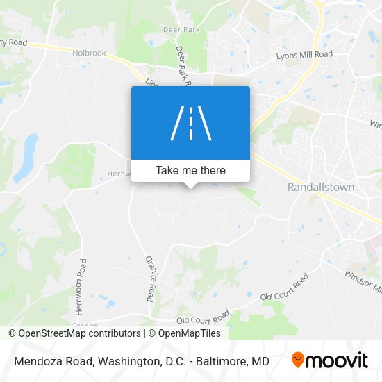 Mendoza Road map
