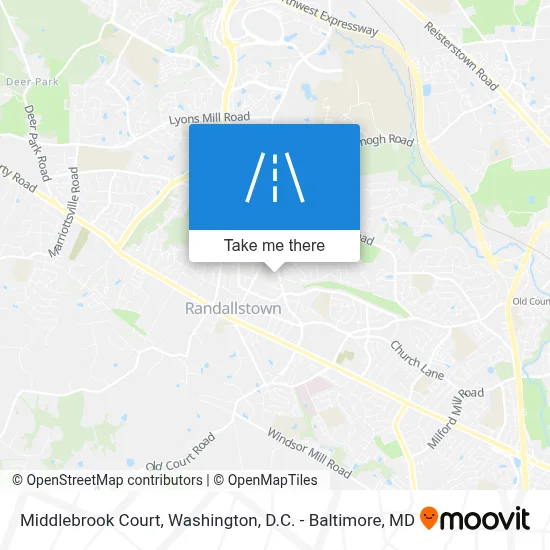 Middlebrook Court map