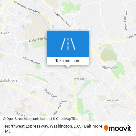 Northwest Expressway map
