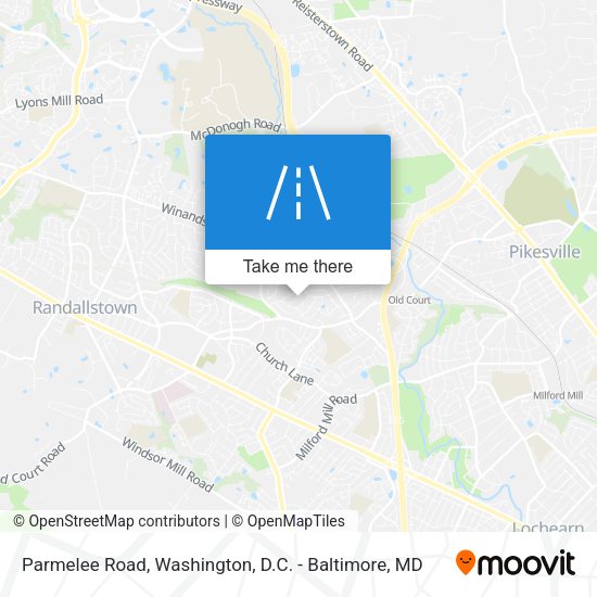 Parmelee Road map