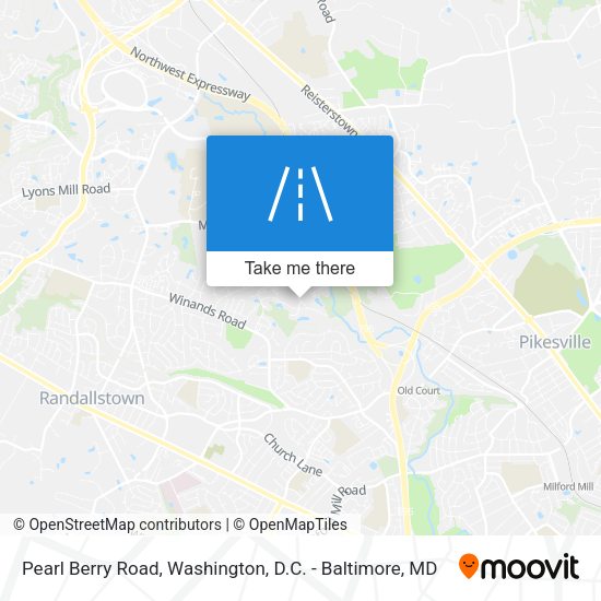 Mapa de Pearl Berry Road