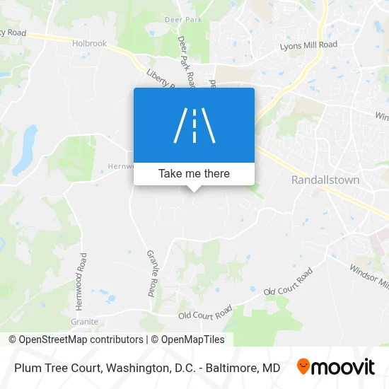 Plum Tree Court map
