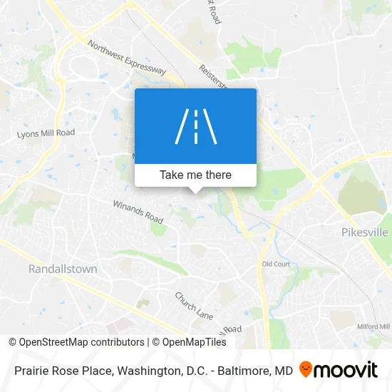 Prairie Rose Place map