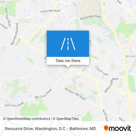 Resource Drive map