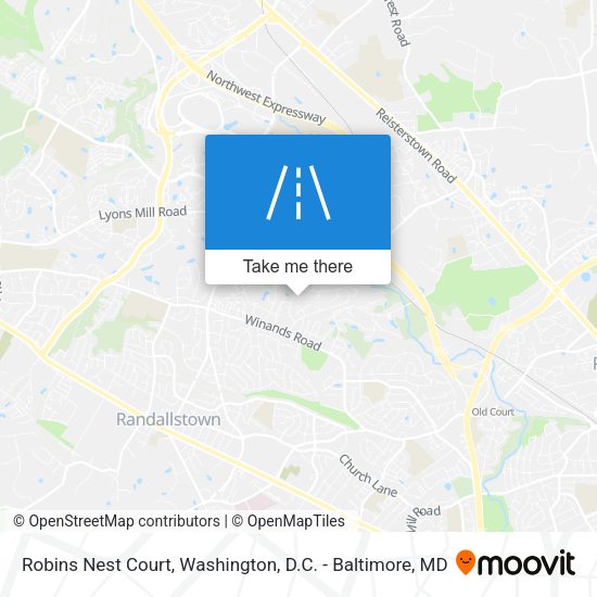 Robins Nest Court map