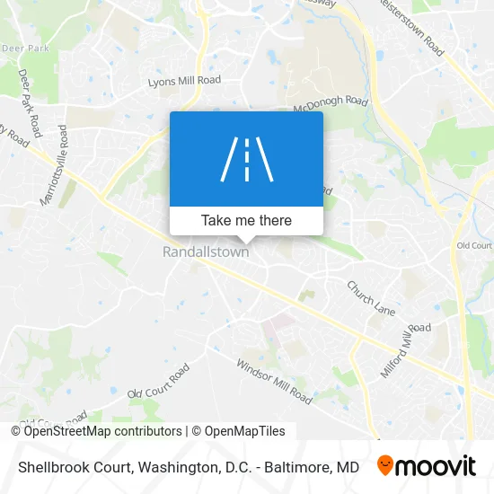 Shellbrook Court map