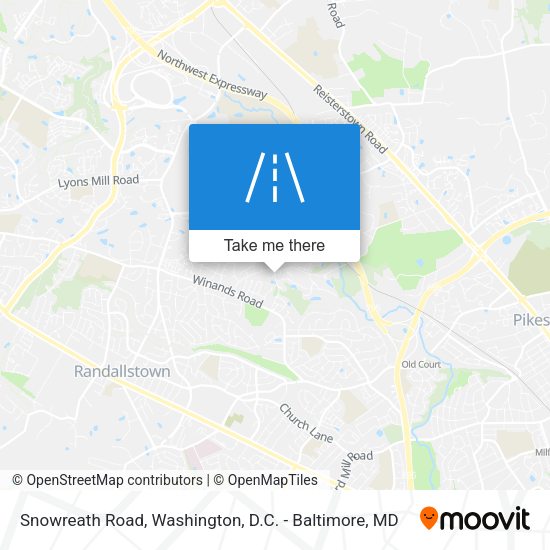Mapa de Snowreath Road