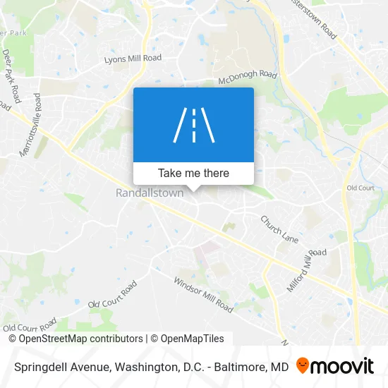 Springdell Avenue map