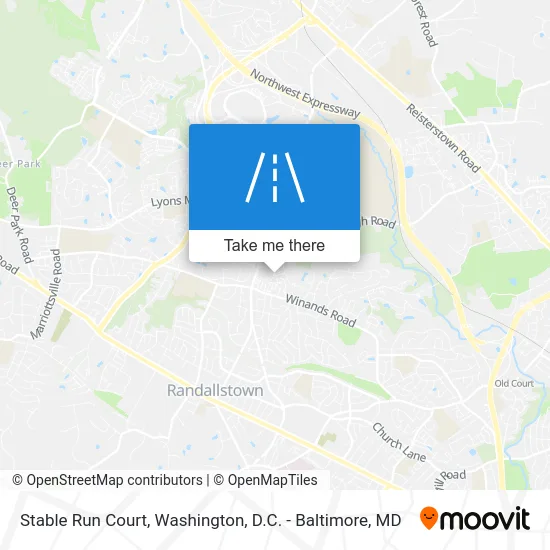 Stable Run Court map
