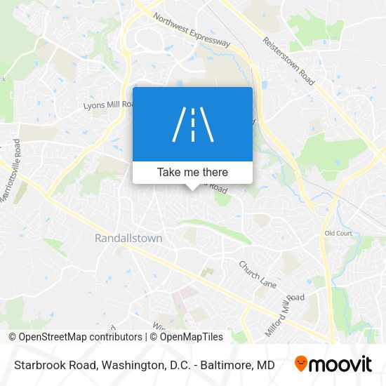 Starbrook Road map