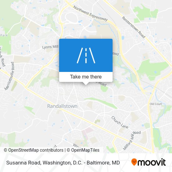 Susanna Road map