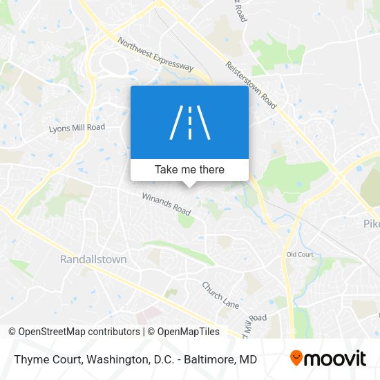 Thyme Court map