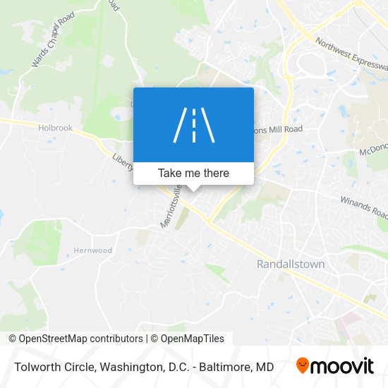 Tolworth Circle map