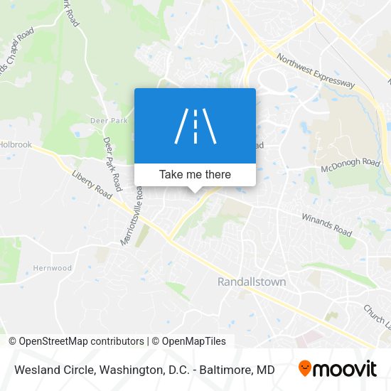 Wesland Circle map