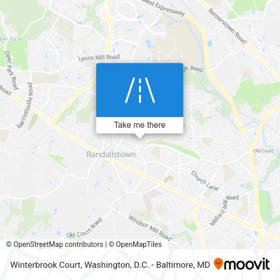 Mapa de Winterbrook Court