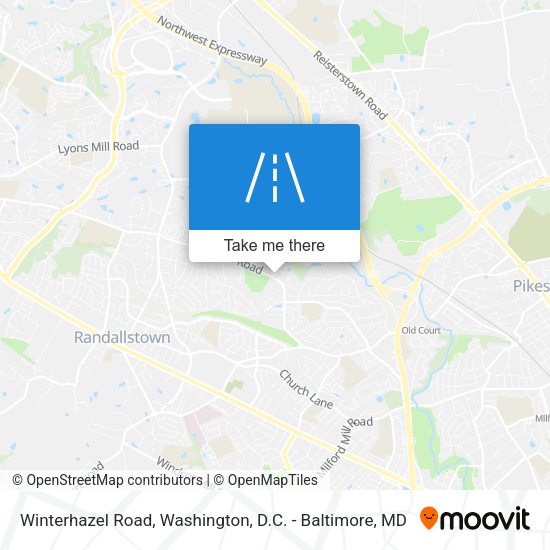 Mapa de Winterhazel Road