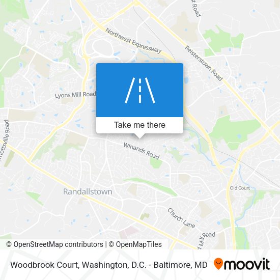 Woodbrook Court map