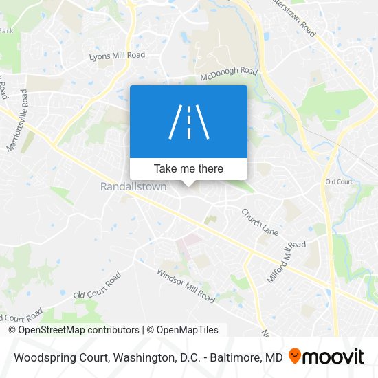 Mapa de Woodspring Court