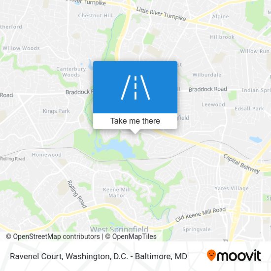 Ravenel Court map