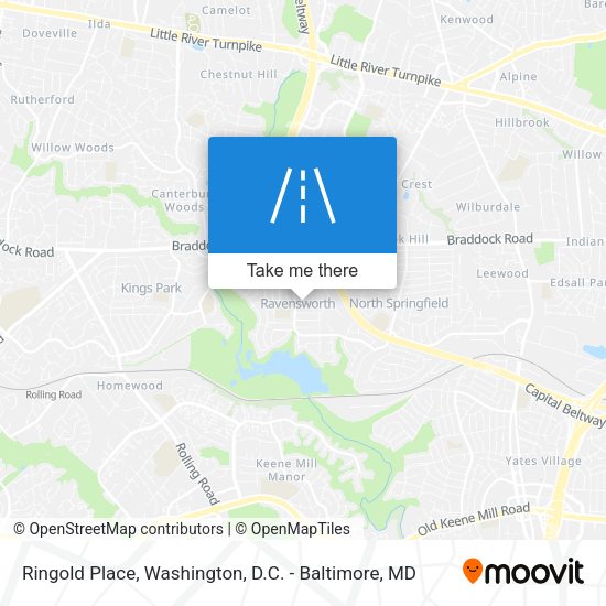 Ringold Place map
