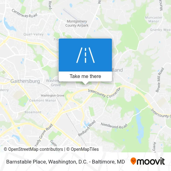 Barnstable Place map