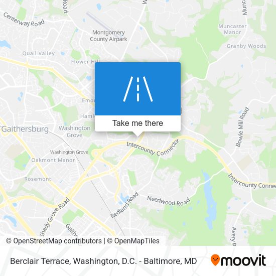 Berclair Terrace map