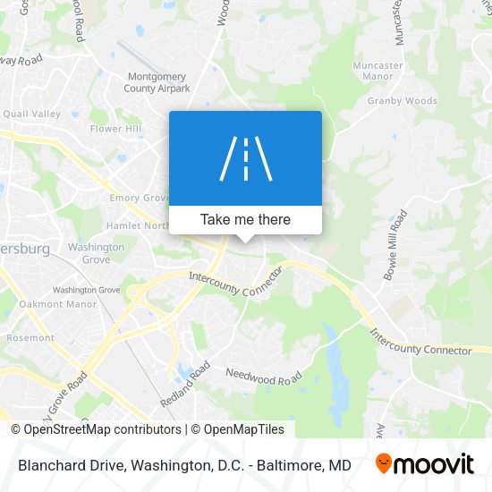 Mapa de Blanchard Drive