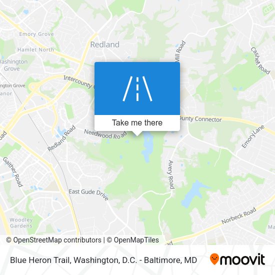 Blue Heron Trail map