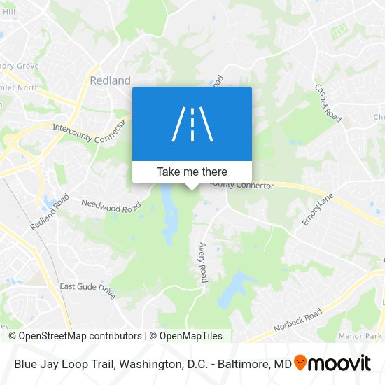 Mapa de Blue Jay Loop Trail