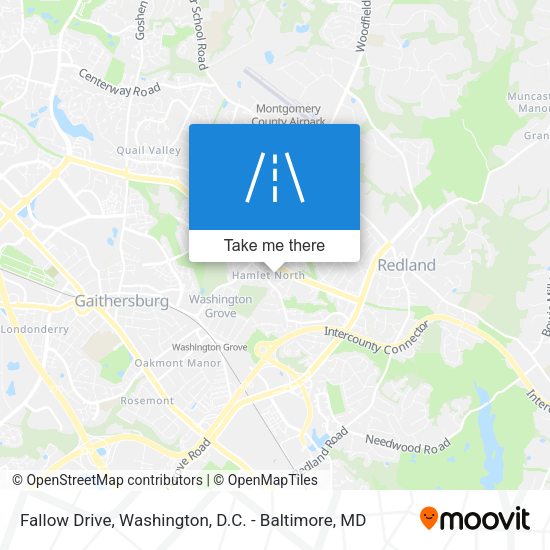 Fallow Drive map