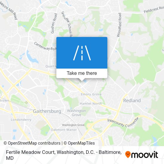 Mapa de Fertile Meadow Court