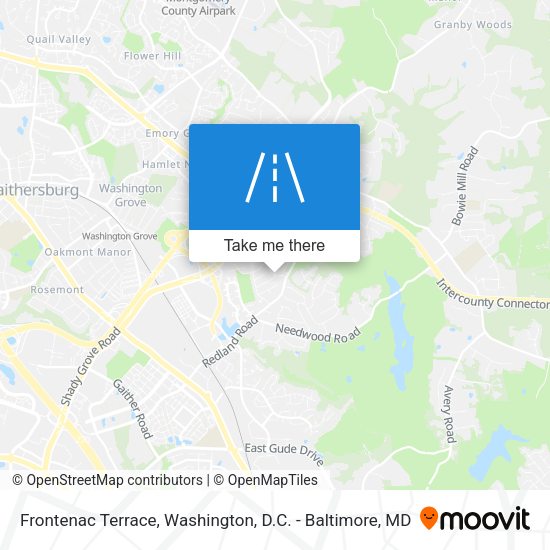 Mapa de Frontenac Terrace