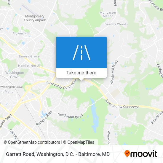 Mapa de Garrett Road