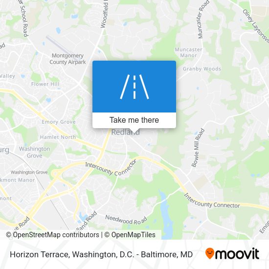 Horizon Terrace map