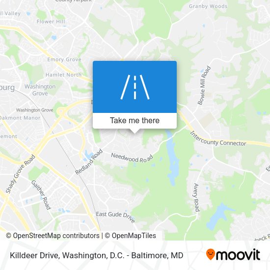 Killdeer Drive map