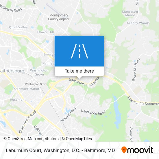 Laburnum Court map