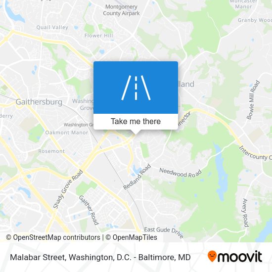 Mapa de Malabar Street