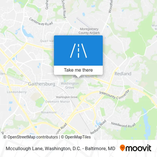 Mccullough Lane map