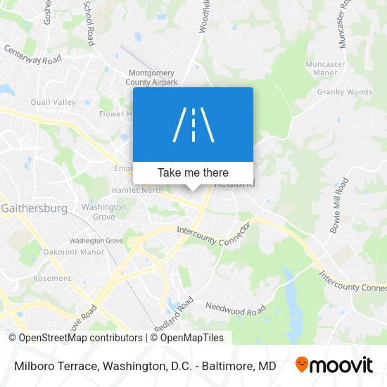 Mapa de Milboro Terrace