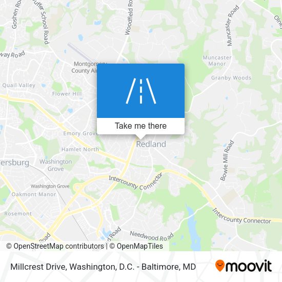 Millcrest Drive map