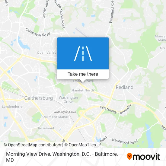 Morning View Drive map