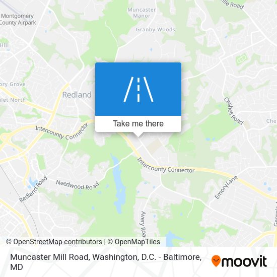 Mapa de Muncaster Mill Road