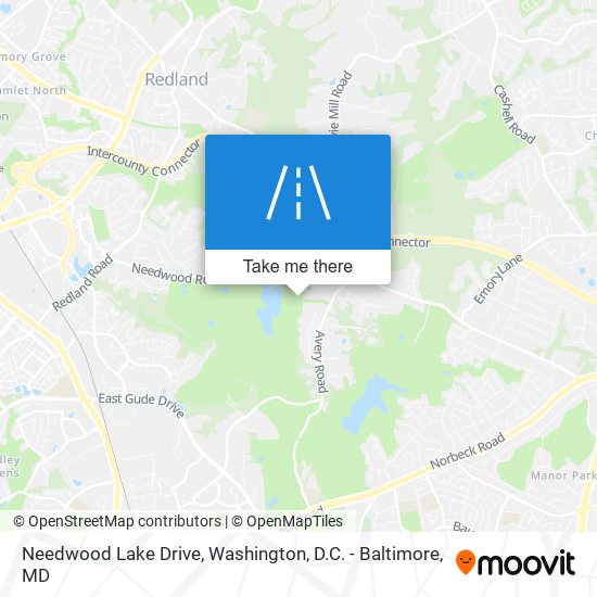 Mapa de Needwood Lake Drive