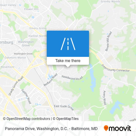 Panorama Drive map