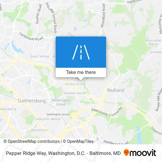 Pepper Ridge Way map