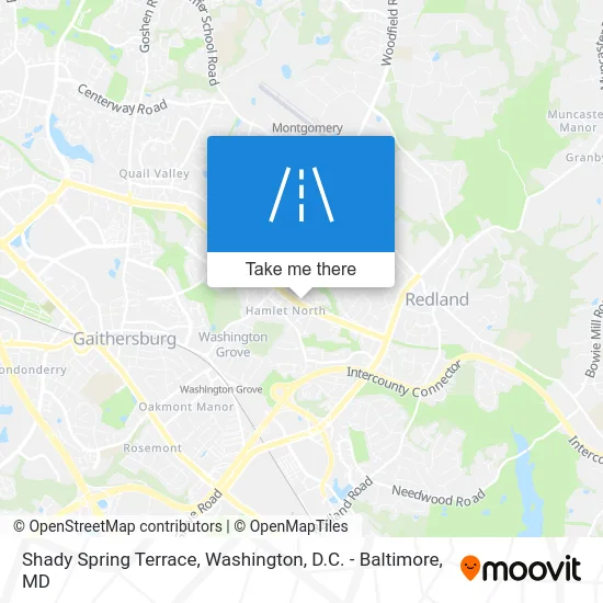 Shady Spring Terrace map