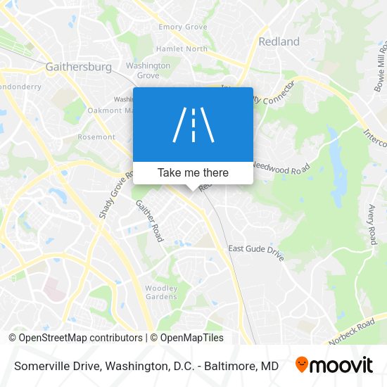 Somerville Drive map