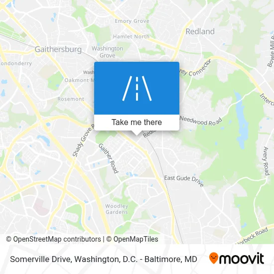 Somerville Drive map