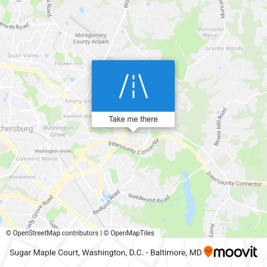 Sugar Maple Court map