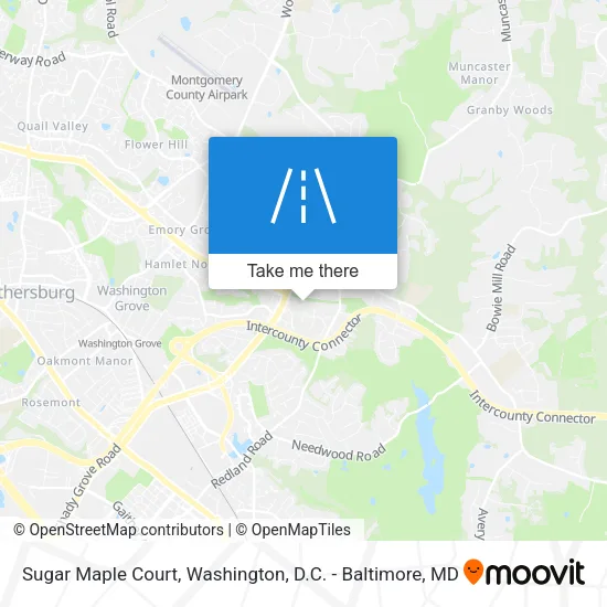 Sugar Maple Court map